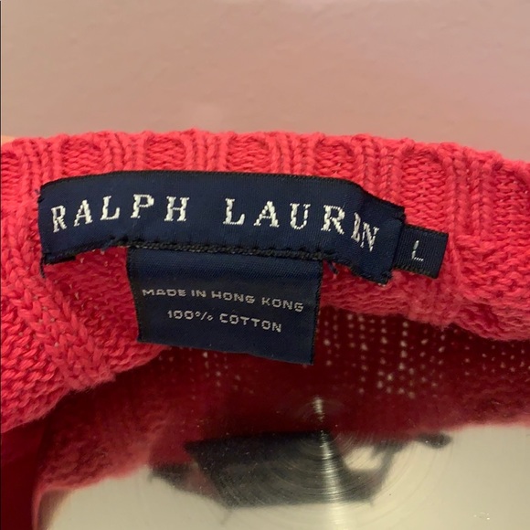 Ralph Lauren Pink Cable-knit Sweater- two sizes - Picture 5 of 7